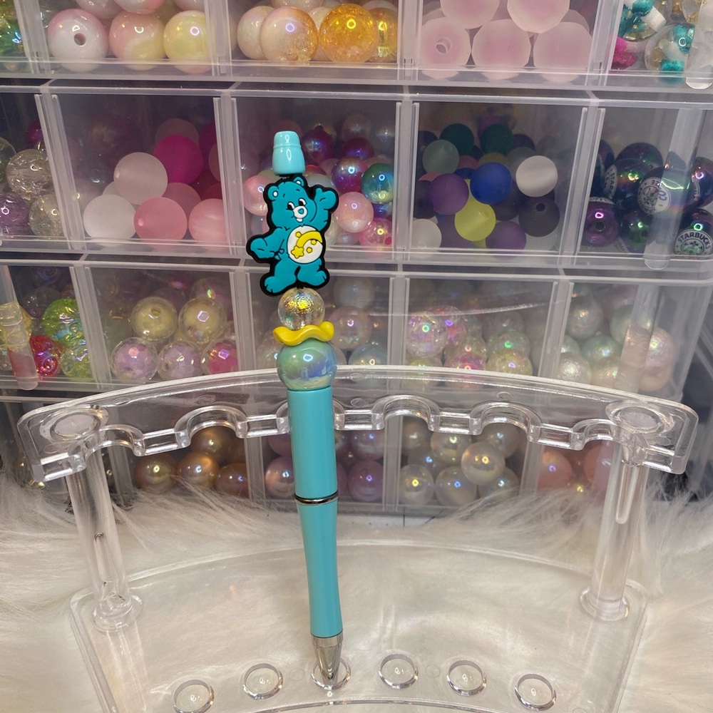 Care bear Beaded Pen